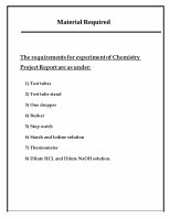 Page 11: Chemistry project for Class 12